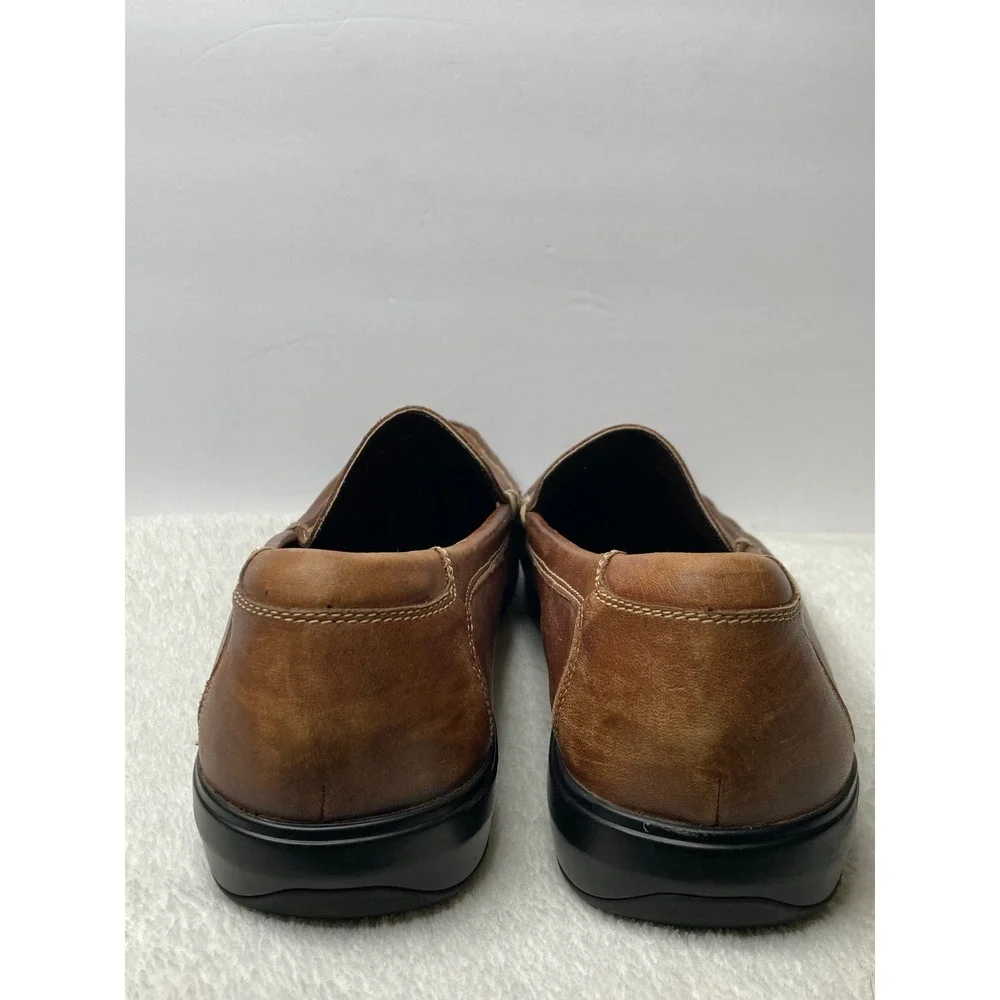 Cole Haan Mens Venetian II Loafers Brown Leather Slip On Dress Shoes 12 M Preppy